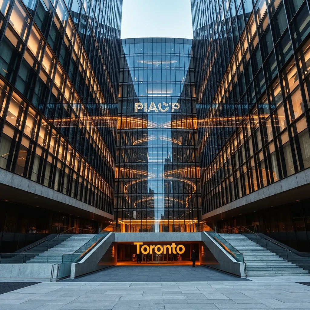 Abstract architectural shot of Toronto